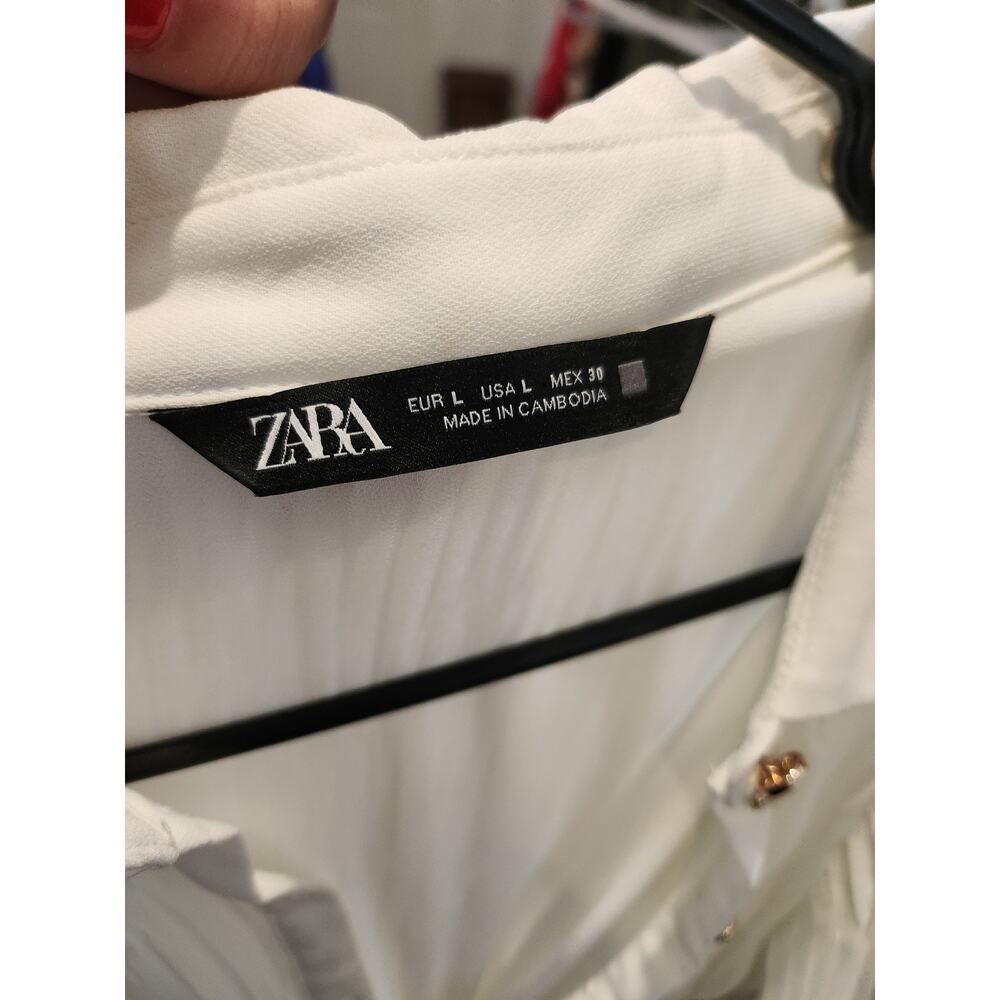 Zara Maxi pleated dress size L - Picture 2 of 4